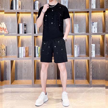 2025年4月2日入荷新作FENDI夏メンズ 上下セットM-...