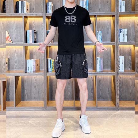 2025年4月2日入荷新作BALENCIAGA夏メンズ 上下...