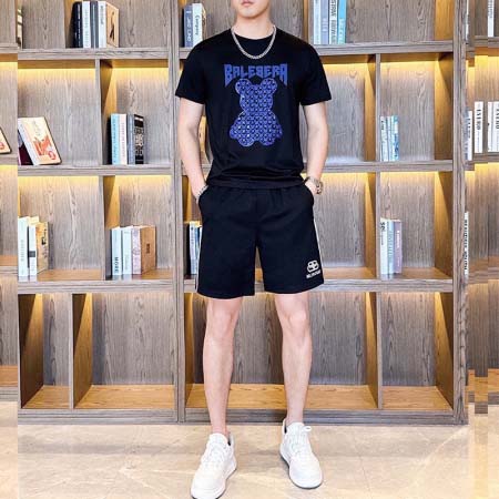 2025年4月2日入荷新作BALENCIAGA夏メンズ 上下...