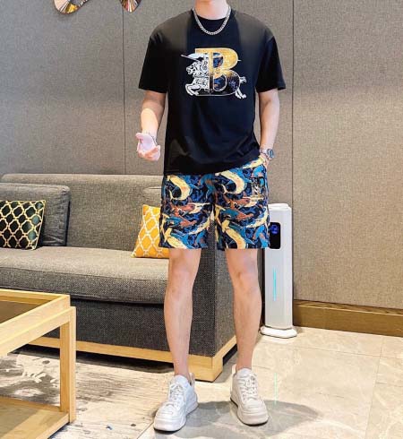 2025年4月2日入荷新作BURBERRY夏メンズ 上下セッ...