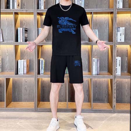 2025年4月2日入荷新作BURBERRY夏メンズ 上下セッ...