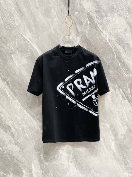 2025年4月3日入荷新作PRADA半袖 Tシャツ高級品/L...