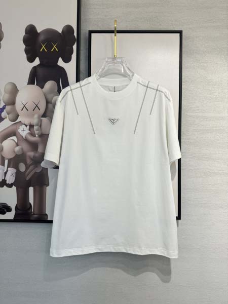 2025年4月4日入荷新作Prada半袖 Tシャツ高級品/L...