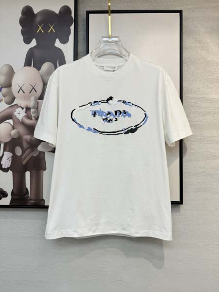 2025年4月4日入荷新作Prada半袖 Tシャツ高級品/L...