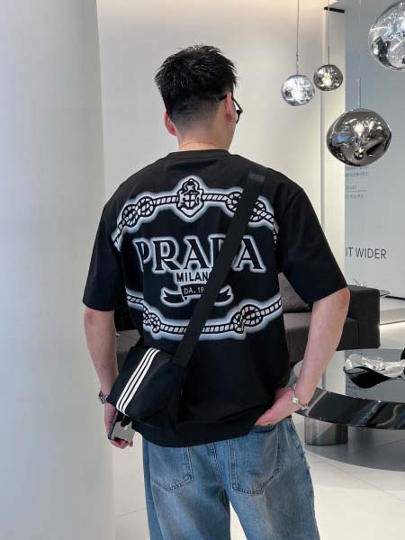 2025年4月4日入荷新作Prada半袖 Tシャツ高級品/L...
