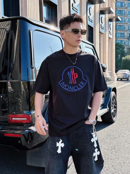 2025年4月6日入荷新作Moncler半袖 Tシャツ高級品...