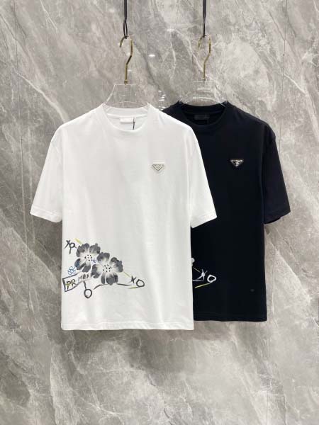 2025年4月6日入荷新作PRADA半袖 Tシャツ高級品/L...