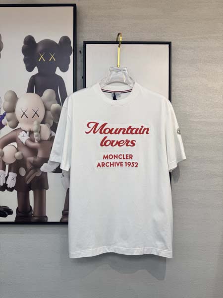 2025年4月6日入荷新作Moncler半袖 Tシャツ高級品...