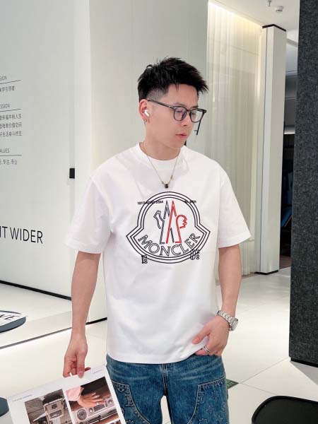 2025年4月6日入荷新作Moncler半袖 Tシャツ高級品...