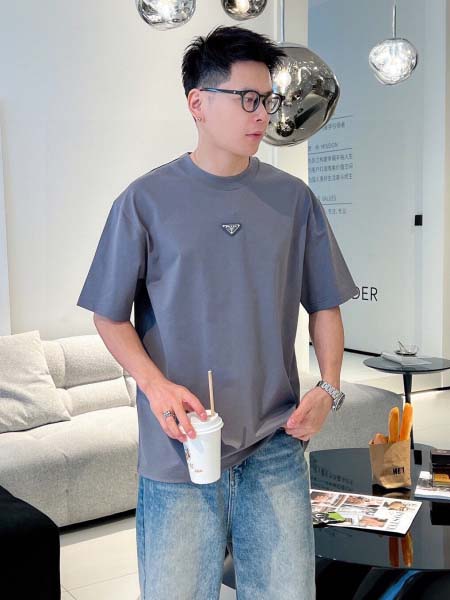 2025年4月6日入荷新作Prada半袖 Tシャツ高級品/L...