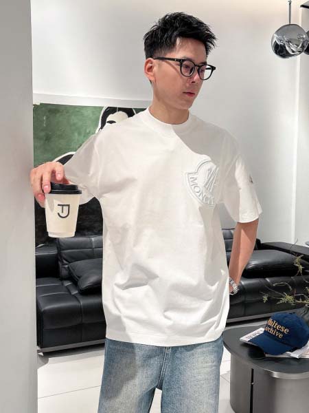 2025年4月6日入荷新作Moncler半袖 Tシャツ高級品...