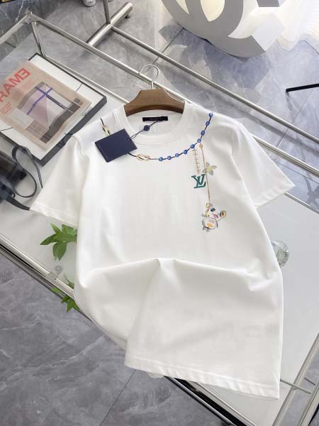 2025年4月8日入荷新作Louis Vuitton半袖 Tシャツ高級品/LD工場
