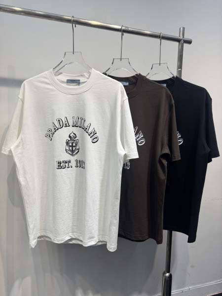 2025年4月8日入荷新作Prada半袖 Tシャツ高級品/M...