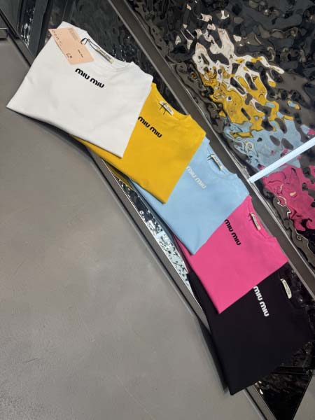 2025年4月8日入荷新作Miumiu半袖 Tシャツ高級品/...
