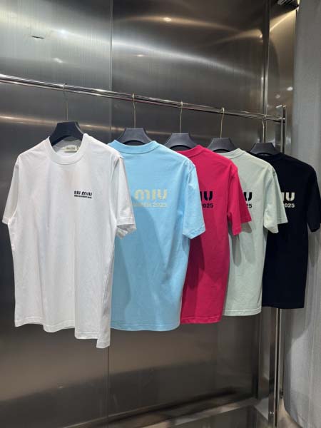 2025年4月9日入荷新作Miumiu半袖 Tシャツ高級品/...