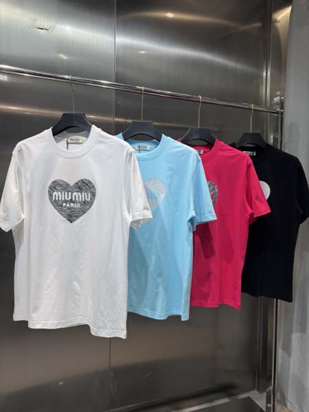 2025年4月9日入荷新作Miumiu半袖 Tシャツ高級品/...