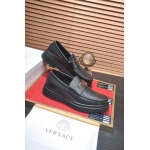 2025年4月10日入荷新品Versaceおすすめ人気メンズ靴本革製ギフト/誕生日/TL工場