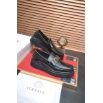 2025年4月10日入荷新品Versaceおすすめ人気メンズ靴本革製ギフト/誕生日/TL工場