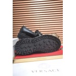 2025年4月10日入荷新品Versaceおすすめ人気メンズ靴本革製ギフト/誕生日/TL工場