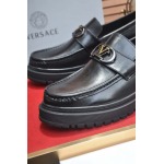 2025年4月10日入荷新品Versaceおすすめ人気メンズ靴本革製ギフト/誕生日/TL工場