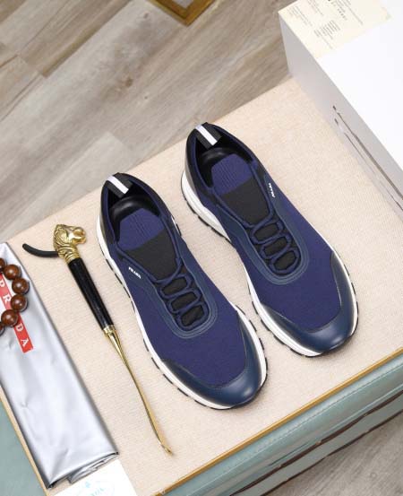 2025年4月11日入荷新品Pradaカジュアルシューズ/ス...