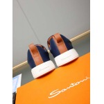 2025年4月11日入荷新品Santoniカジュアルシューズ/スニーカー｜メンズ革靴本革製ギフト/誕生日/TL工場