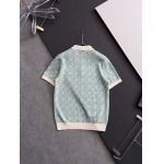 2025年4月14日入荷春夏 新作Casablancaニットの半袖高級なプレゼント/誕生日プレゼント/高品質/メンツ/記念品/ wenzhou工場