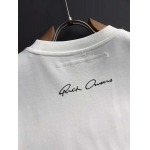 2025年4月14日入荷春夏 新作Rick Owens半袖 tシャツ高級なプレゼント/誕生日プレゼント/高品質/メンツ/記念品/ wenzhou工場