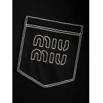 2025年4月14日入荷春夏 新作Miumiu半袖 tシャツ高級なプレゼント/誕生日プレゼント/高品質/メンツ/記念品/ wenzhou工場