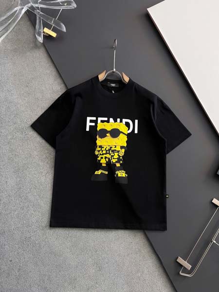 2025年4月15日入荷春夏 新作Fendi半袖 tシャツ高...