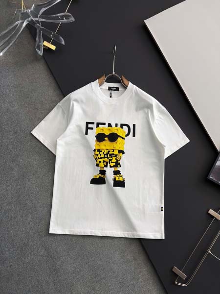 2025年4月15日入荷春夏 新作Fendi半袖 tシャツ高...