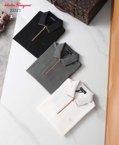 2025年4月17日入荷新作フェラガモ 半袖Tシャツ 超厳選...