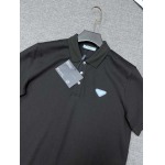 2025年4月19日入荷新作Prada半袖ポロシャツ 超厳選★誕生日プレゼント/結婚祝い/内祝い/贈り物/YI+YI工場S-XXL