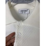 2025年4月21日入荷新作Thom Browne半袖ポロシャツ★誕生日プレゼント/結婚祝い/内祝い/贈り物/YI+YI工場M-3XL