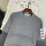 2025年4月21日入荷新作Thom Browneニット半袖 Tシャツ★誕生日プレゼント/結婚祝い/内祝い/贈り物/YI+YI工場M-3XL
