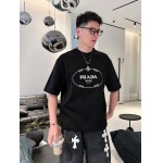 2025年4月22日入荷新作Prada 半袖 Tシャツ★誕生日プレゼント/ファッションの流行/贈り物/YI+YI工場S-XXL