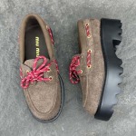 2025年4月22日入荷新品MiuMiu女性用原版復刻 ブランド靴本革製ギフト/誕生日/CT工場35-41