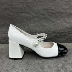 2025年4月22日入荷新品MiuMiu女性用原版復刻 ブランド靴本革製ギフト/誕生日/CT工場35-41