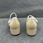 2025年4月22日入荷新品MiuMiu女性用原版復刻 ブランド靴本革製ギフト/誕生日/CT工場35-41