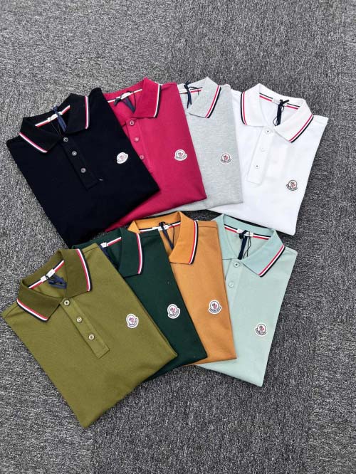 2025年4月23日入荷新作MONCLER半袖ポロシャツ 原...