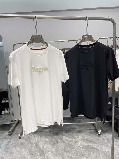2025年4月23日入荷新作ZEGNA半袖Tシャツ 原版复刻...