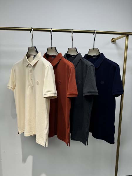 2025年4月24日入荷新作ZEGNA半袖ポロシャツ 原版复...