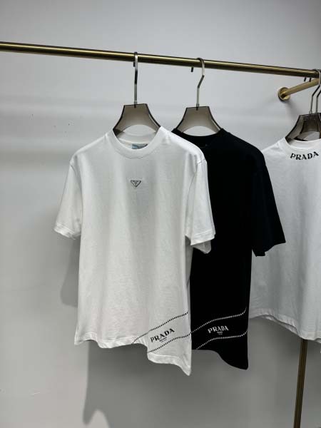2025年4月24日入荷新作PRADA半袖Tシャツ 原版复刻...