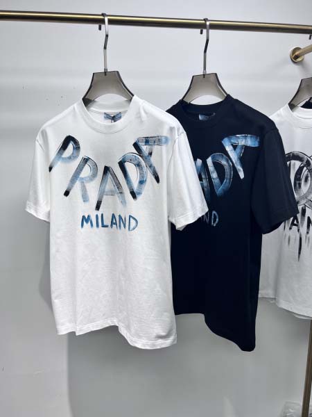 2025年4月24日入荷新作PRADA半袖Tシャツ 原版复刻...
