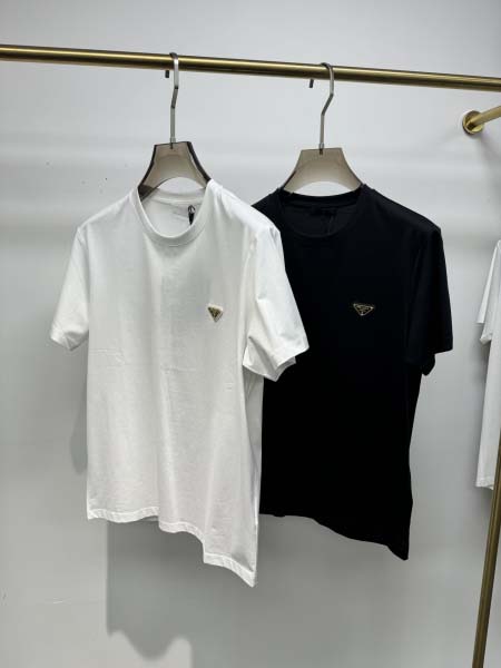 2025年4月24日入荷新作PRADA半袖Tシャツ 原版复刻...