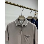 2025年4月24日入荷新作HERMES半袖ポロシャツ 原版复刻高級品香港の会社超厳選★入手困難/誕生日プレゼント/yinx工場S-XXL