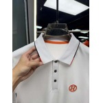 2025年4月24日入荷新作HERMES半袖ポロシャツ 原版复刻高級品香港の会社超厳選★入手困難/誕生日プレゼント/yinx工場M-3XL