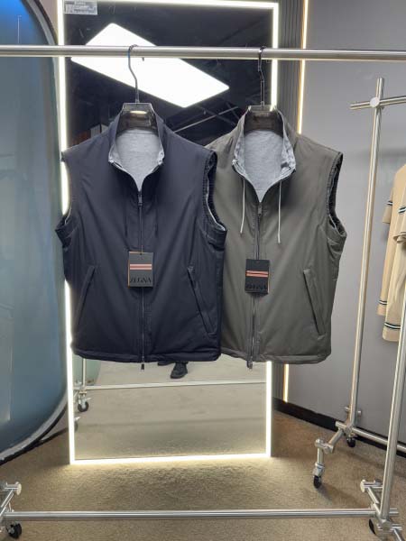 2025年4月24日入荷新作ZEGNA綿のベスト 原版复刻高...