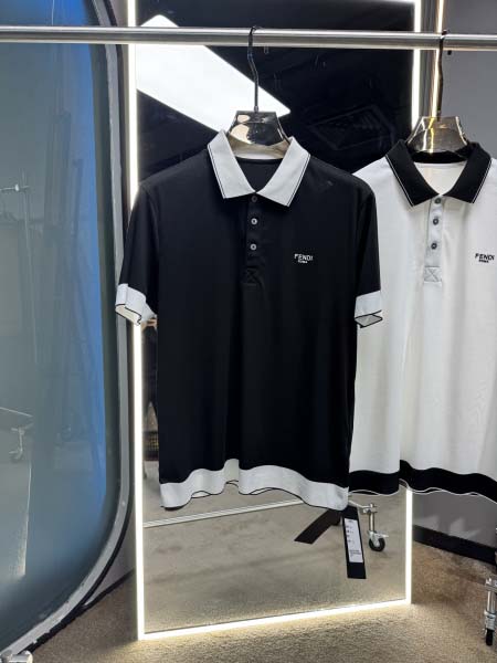 2025年4月24日入荷新作FENDI半袖ポロシャツ 原版复...