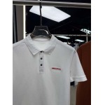 2025年4月24日入荷新作PRADA半袖ポロシャツ 原版复刻高級品香港の会社超厳選★入手困難/誕生日プレゼント/yinx工場48-56